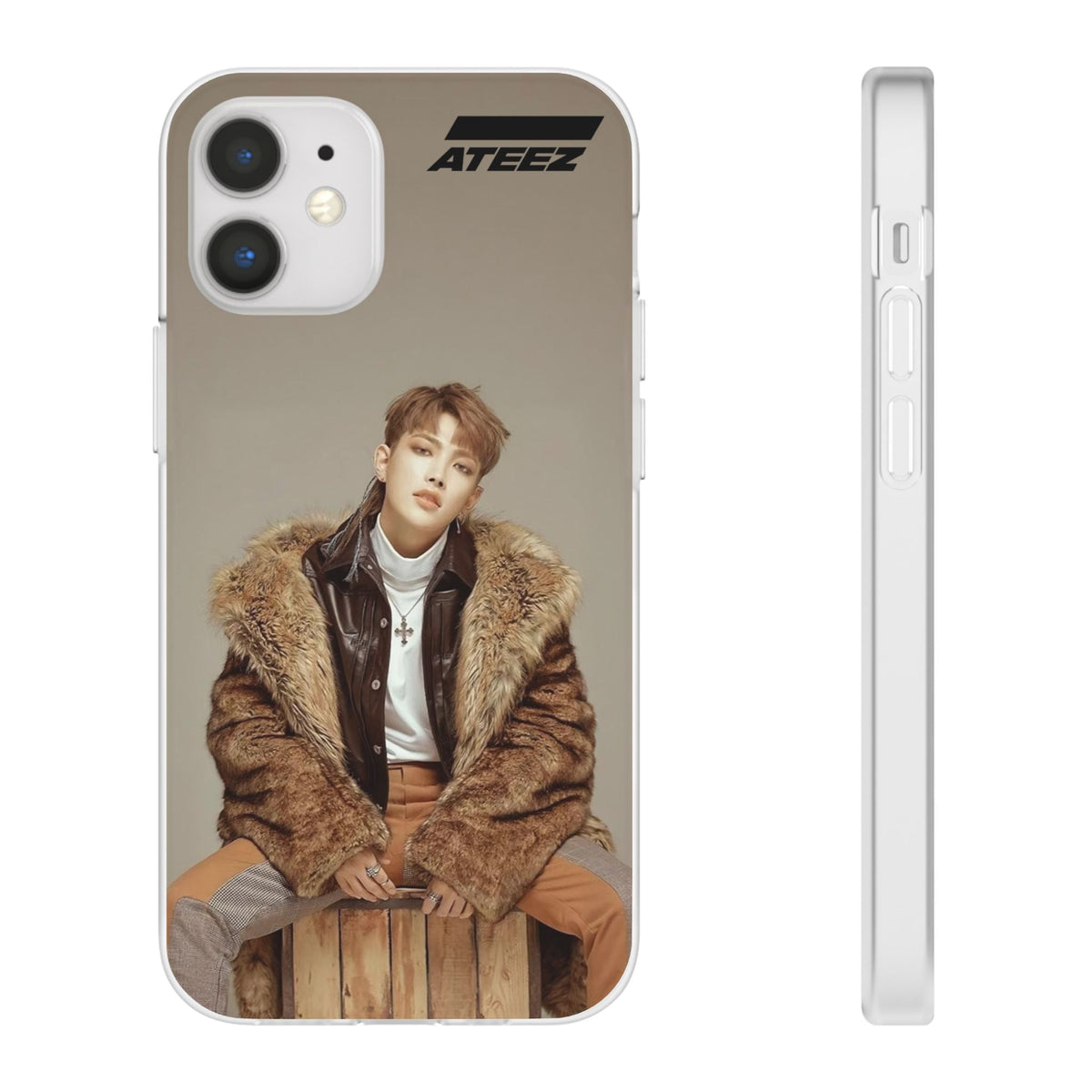 Ateez Hongjoong Cell Phone Case - iPhone, Samsung and Custom Covers - K - Pop Phone Covers, Gifts for Carats, SVT Stylish Cell Phone Accessories - Beyond The Shoppe