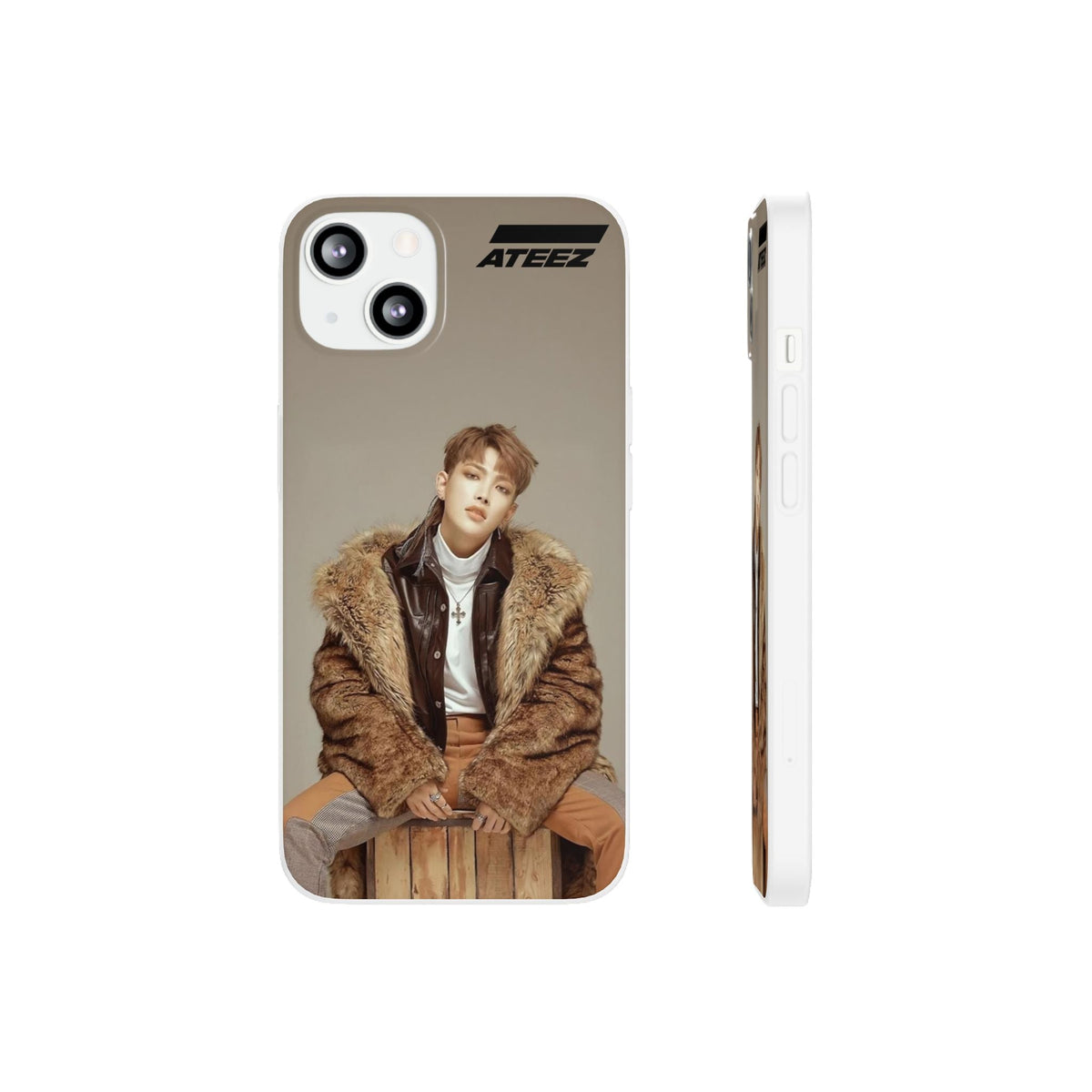 Ateez Hongjoong Cell Phone Case - iPhone, Samsung and Custom Covers - K - Pop Phone Covers, Gifts for Carats, SVT Stylish Cell Phone Accessories - Beyond The Shoppe