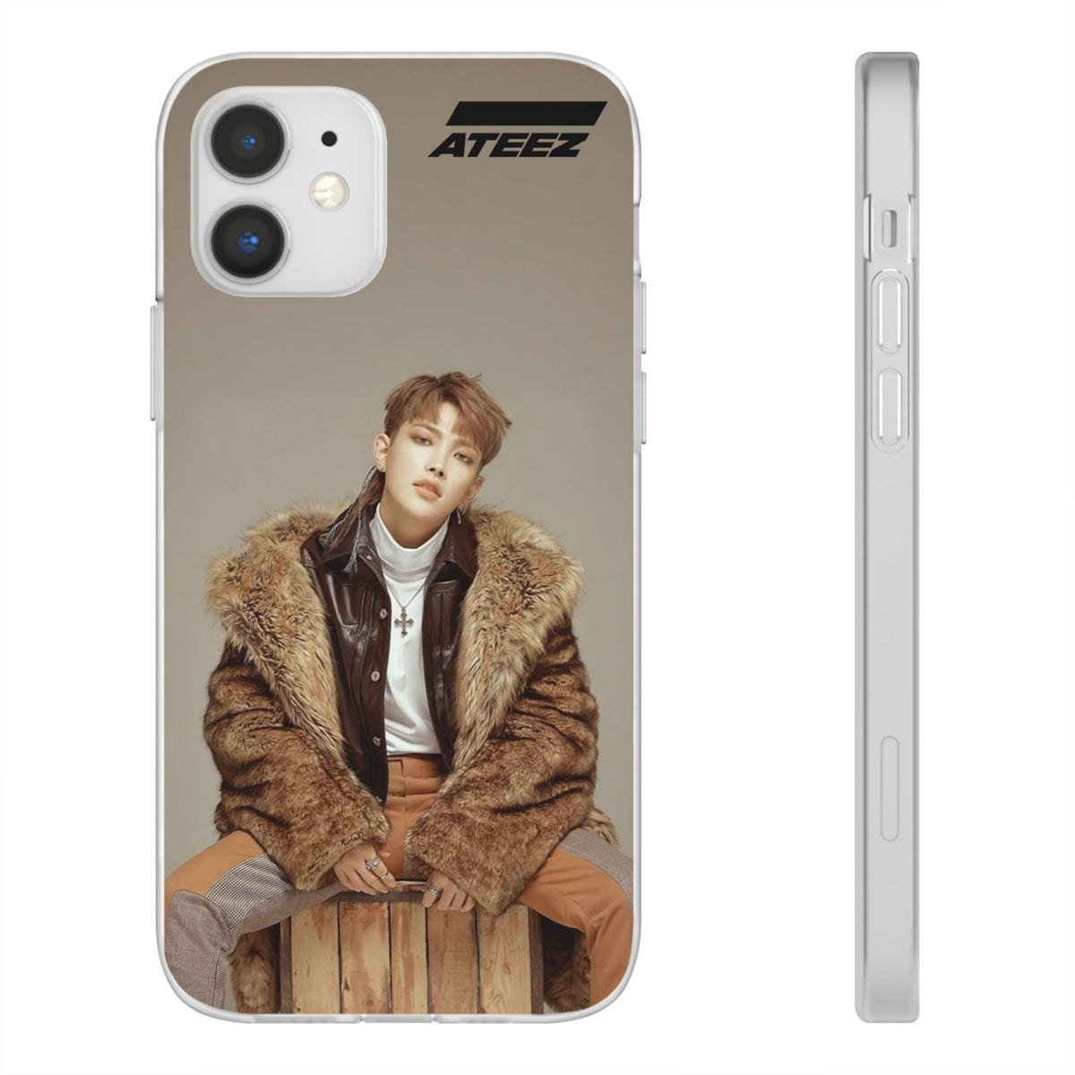 Ateez Hongjoong Cell Phone Case - iPhone, Samsung and Custom Covers - K - Pop Phone Covers, Gifts for Carats, SVT Stylish Cell Phone Accessories - Beyond The Shoppe