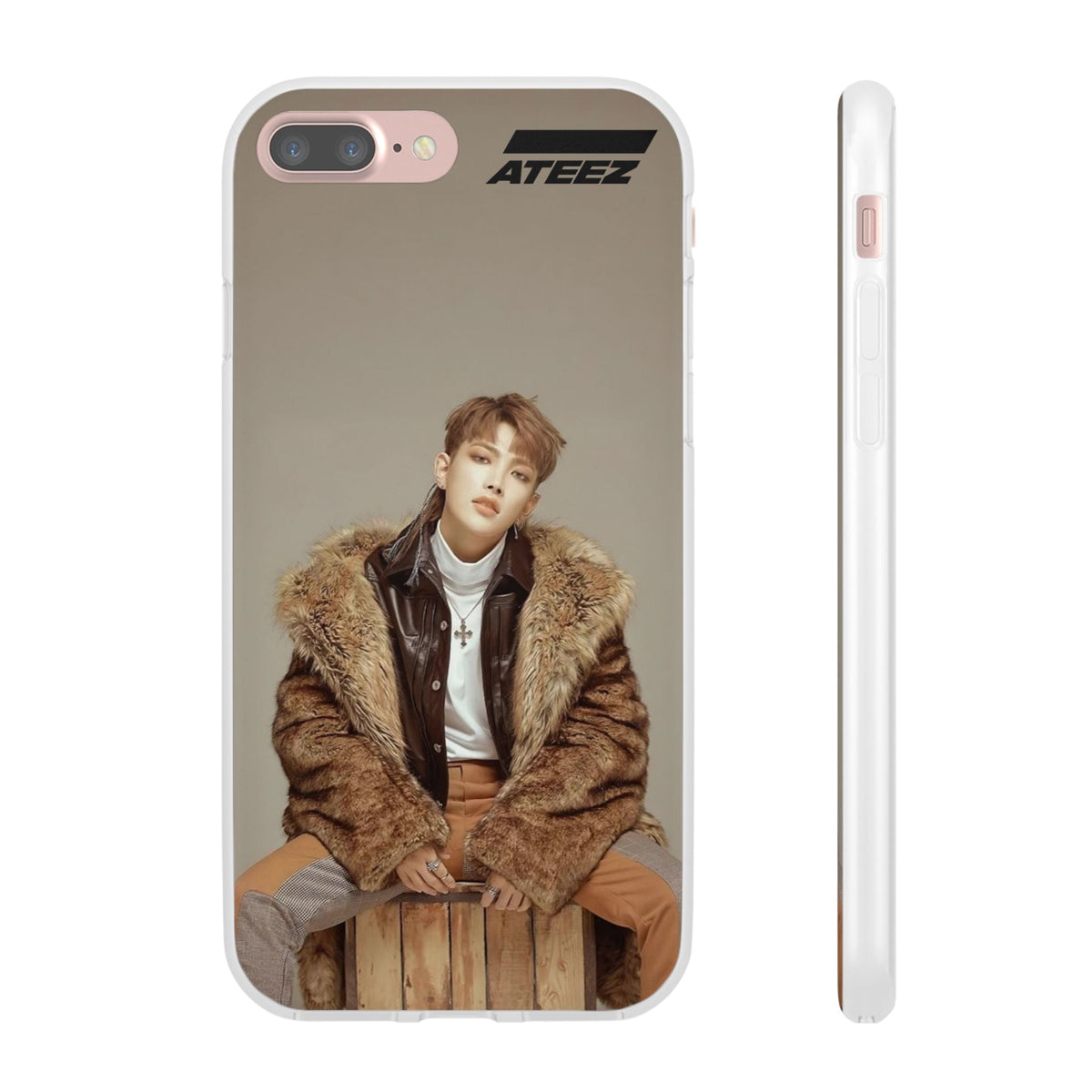 Ateez Hongjoong Cell Phone Case - iPhone, Samsung and Custom Covers - K - Pop Phone Covers, Gifts for Carats, SVT Stylish Cell Phone Accessories - Beyond The Shoppe