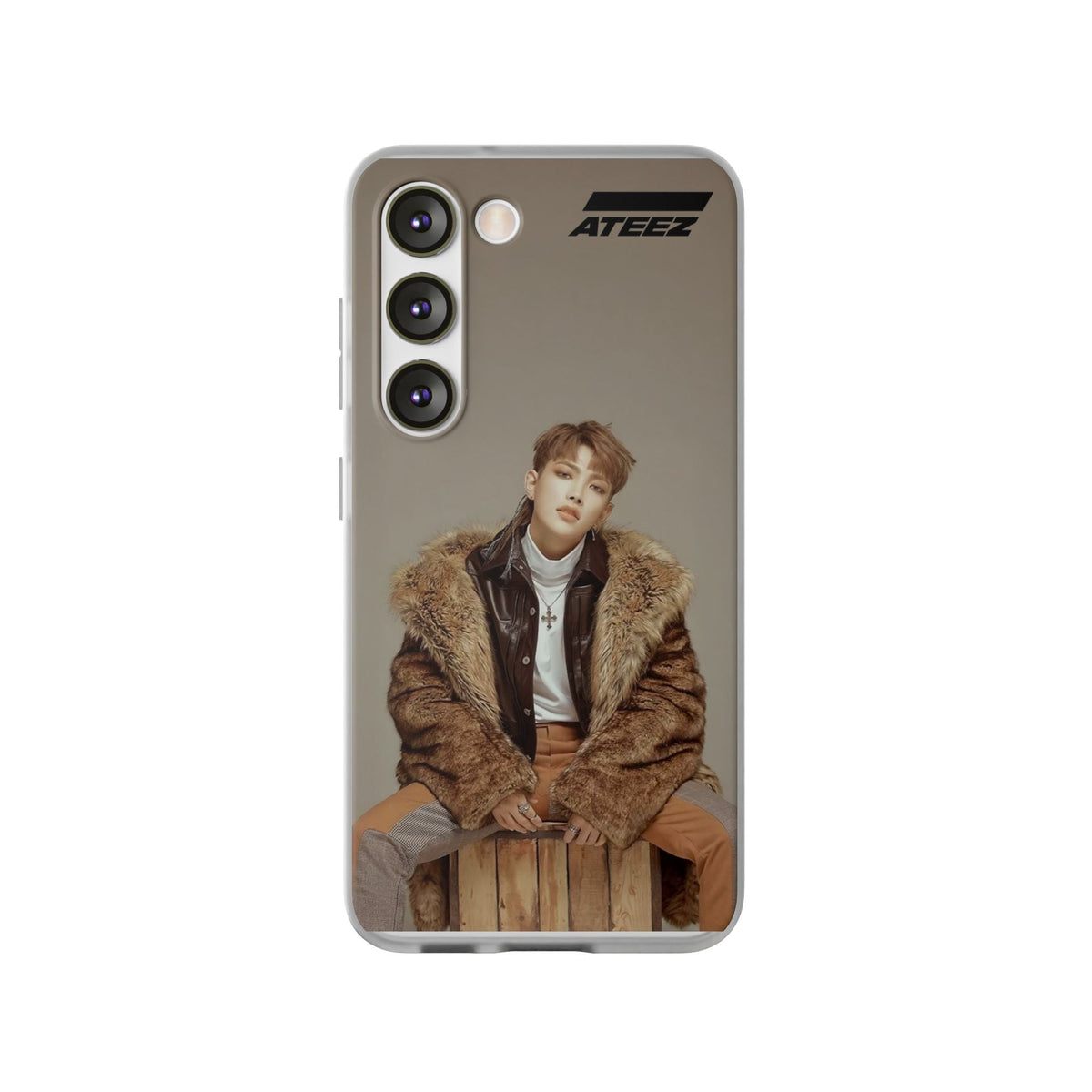 Ateez Hongjoong Cell Phone Case - iPhone, Samsung and Custom Covers - K - Pop Phone Covers, Gifts for Carats, SVT Stylish Cell Phone Accessories - Beyond The Shoppe