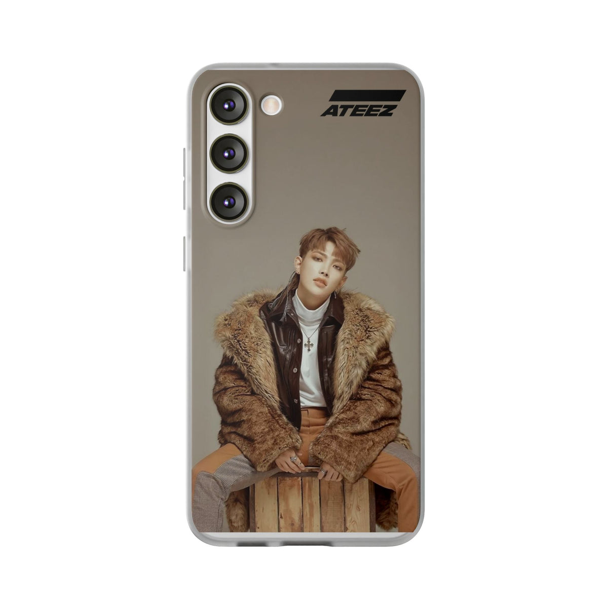Ateez Hongjoong Cell Phone Case - iPhone, Samsung and Custom Covers - K - Pop Phone Covers, Gifts for Carats, SVT Stylish Cell Phone Accessories - Beyond The Shoppe