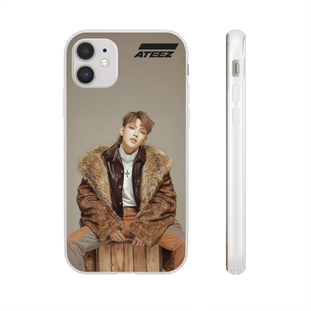 Ateez Hongjoong Cell Phone Case - iPhone, Samsung and Custom Covers - K - Pop Phone Covers, Gifts for Carats, SVT Stylish Cell Phone Accessories - Beyond The Shoppe