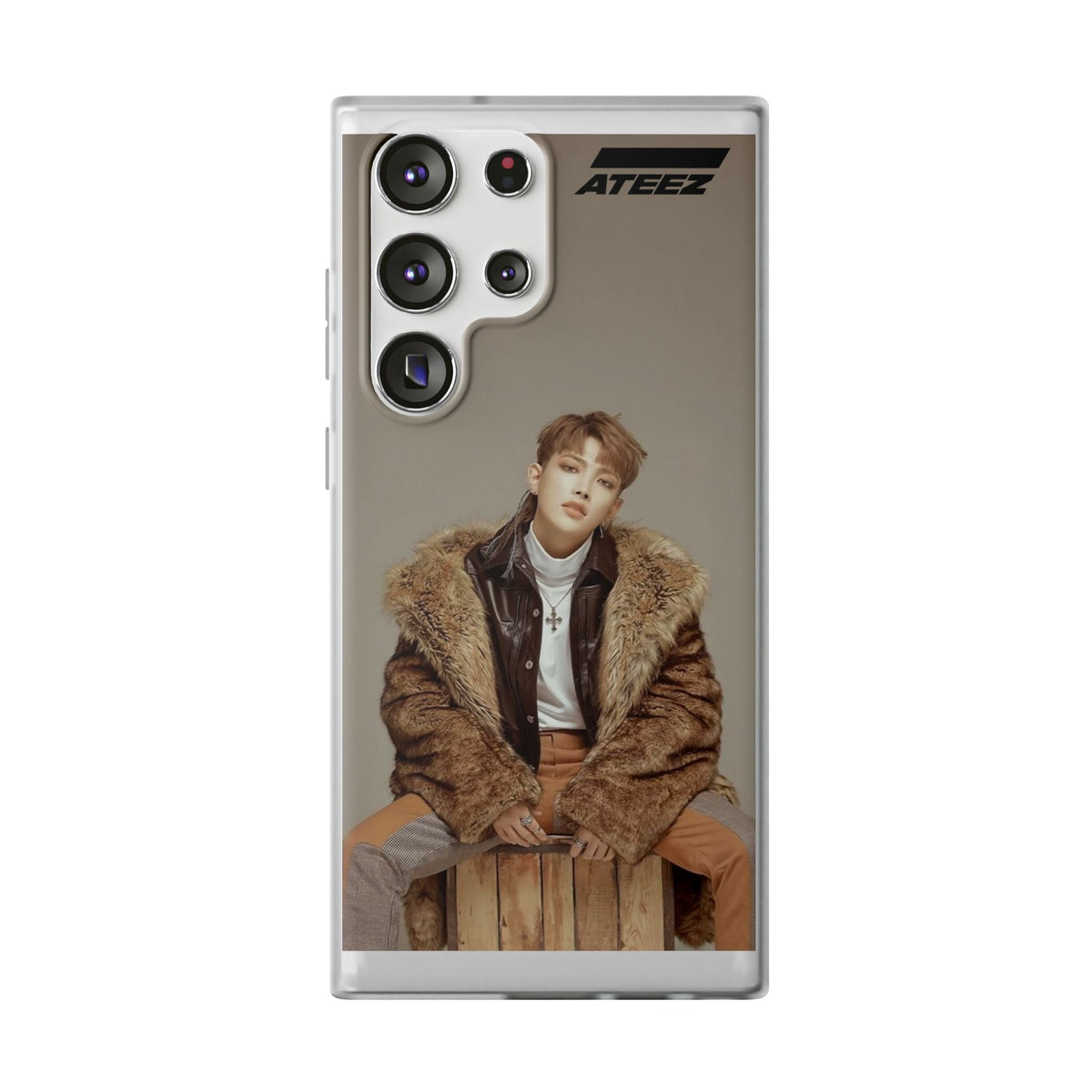 Ateez Hongjoong Cell Phone Case - iPhone, Samsung and Custom Covers - K - Pop Phone Covers, Gifts for Carats, SVT Stylish Cell Phone Accessories - Beyond The Shoppe