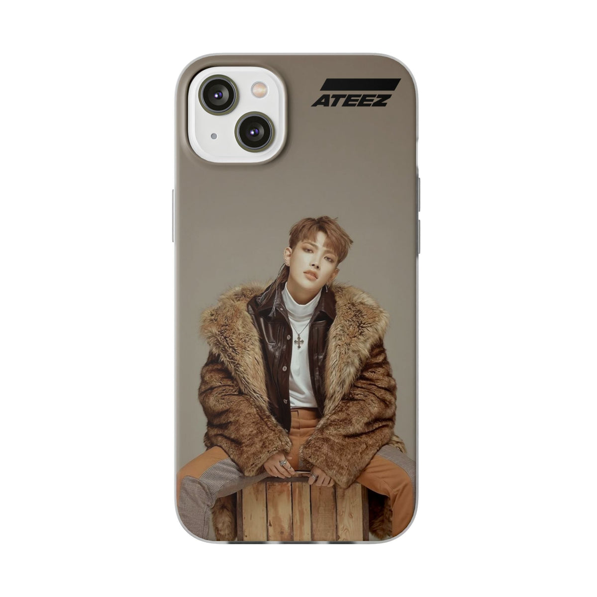 Ateez Hongjoong Cell Phone Case - iPhone, Samsung and Custom Covers - K - Pop Phone Covers, Gifts for Carats, SVT Stylish Cell Phone Accessories - Beyond The Shoppe
