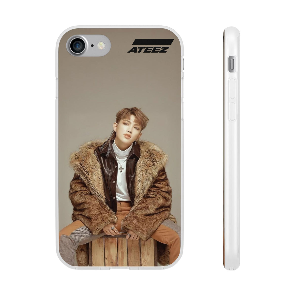 Ateez Hongjoong Cell Phone Case - iPhone, Samsung and Custom Covers - K - Pop Phone Covers, Gifts for Carats, SVT Stylish Cell Phone Accessories - Beyond The Shoppe