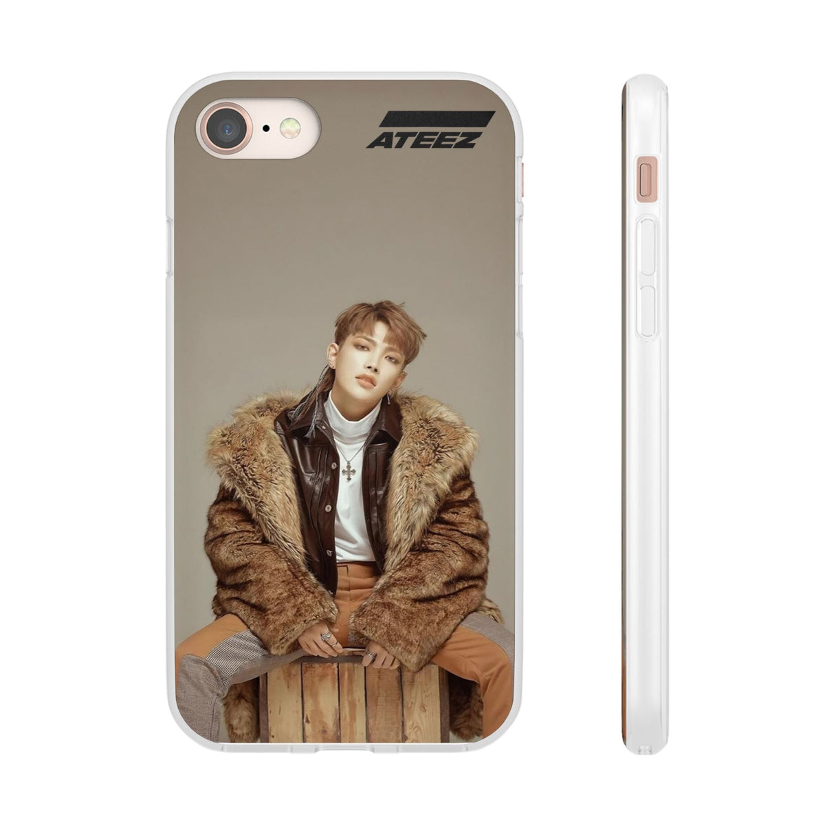 Ateez Hongjoong Cell Phone Case - iPhone, Samsung and Custom Covers - K - Pop Phone Covers, Gifts for Carats, SVT Stylish Cell Phone Accessories - Beyond The Shoppe