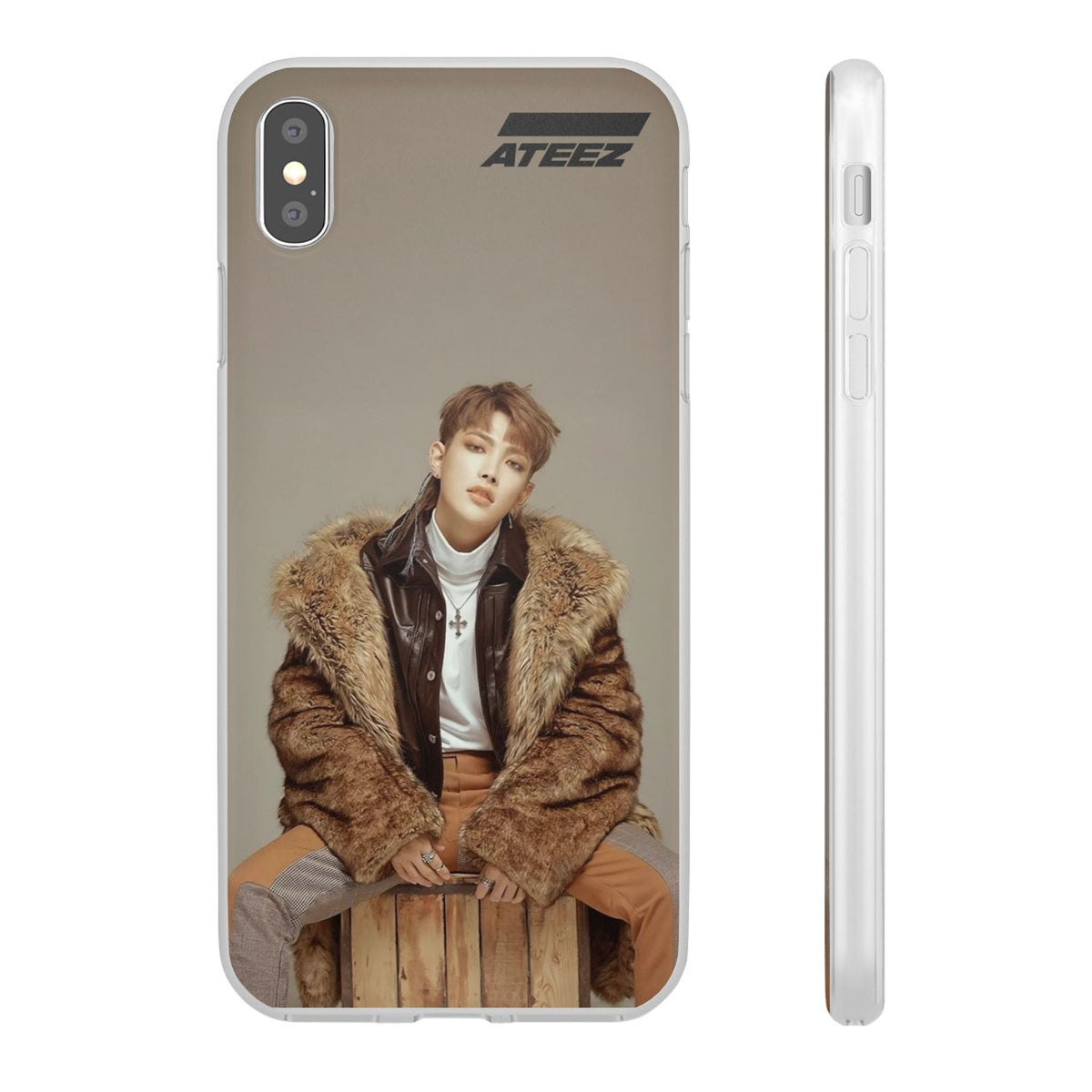 Ateez Hongjoong Cell Phone Case - iPhone, Samsung and Custom Covers - K - Pop Phone Covers, Gifts for Carats, SVT Stylish Cell Phone Accessories - Beyond The Shoppe
