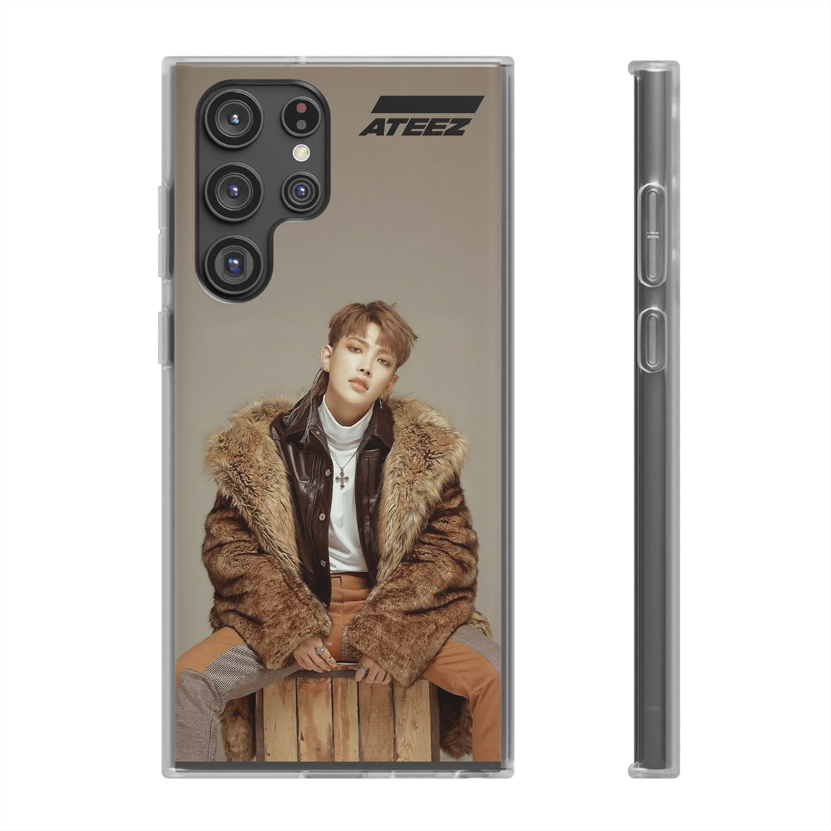 Ateez Hongjoong Cell Phone Case - iPhone, Samsung and Custom Covers - K - Pop Phone Covers, Gifts for Carats, SVT Stylish Cell Phone Accessories - Beyond The Shoppe