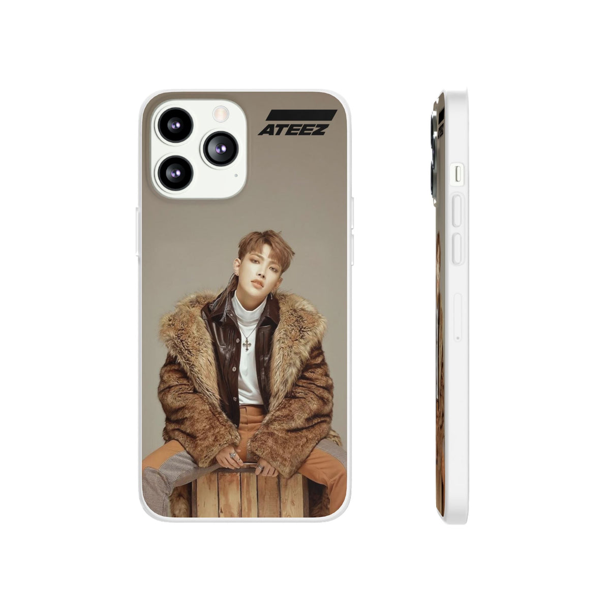 Ateez Hongjoong Cell Phone Case - iPhone, Samsung and Custom Covers - K - Pop Phone Covers, Gifts for Carats, SVT Stylish Cell Phone Accessories - Beyond The Shoppe