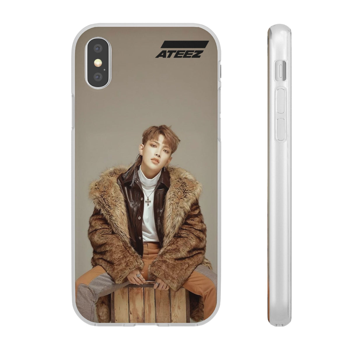 Ateez Hongjoong Cell Phone Case - iPhone, Samsung and Custom Covers - K - Pop Phone Covers, Gifts for Carats, SVT Stylish Cell Phone Accessories - Beyond The Shoppe