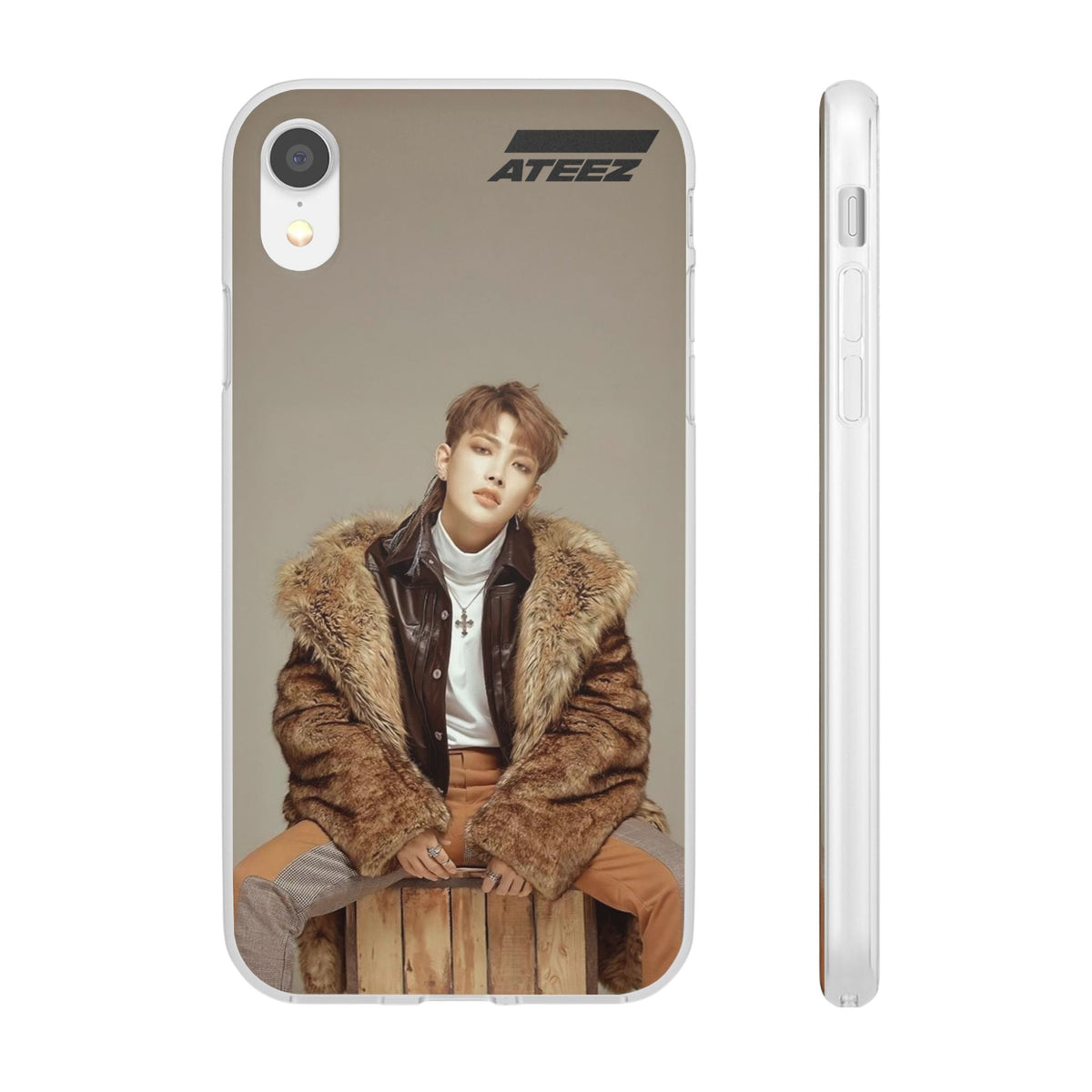 Ateez Hongjoong Cell Phone Case - iPhone, Samsung and Custom Covers - K - Pop Phone Covers, Gifts for Carats, SVT Stylish Cell Phone Accessories - Beyond The Shoppe
