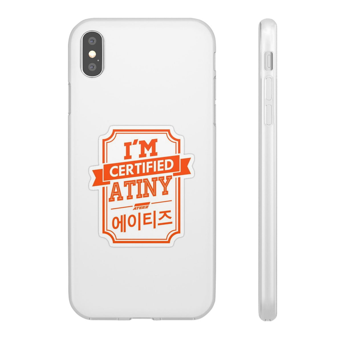 Ateez I'm Certified Atiny Cell Phone Case - iPhone, Samsung and Custom Covers - K - Pop Phone Covers, Gifts for Carats, SVT Stylish Cell Phone Accessories - Beyond The Shoppe