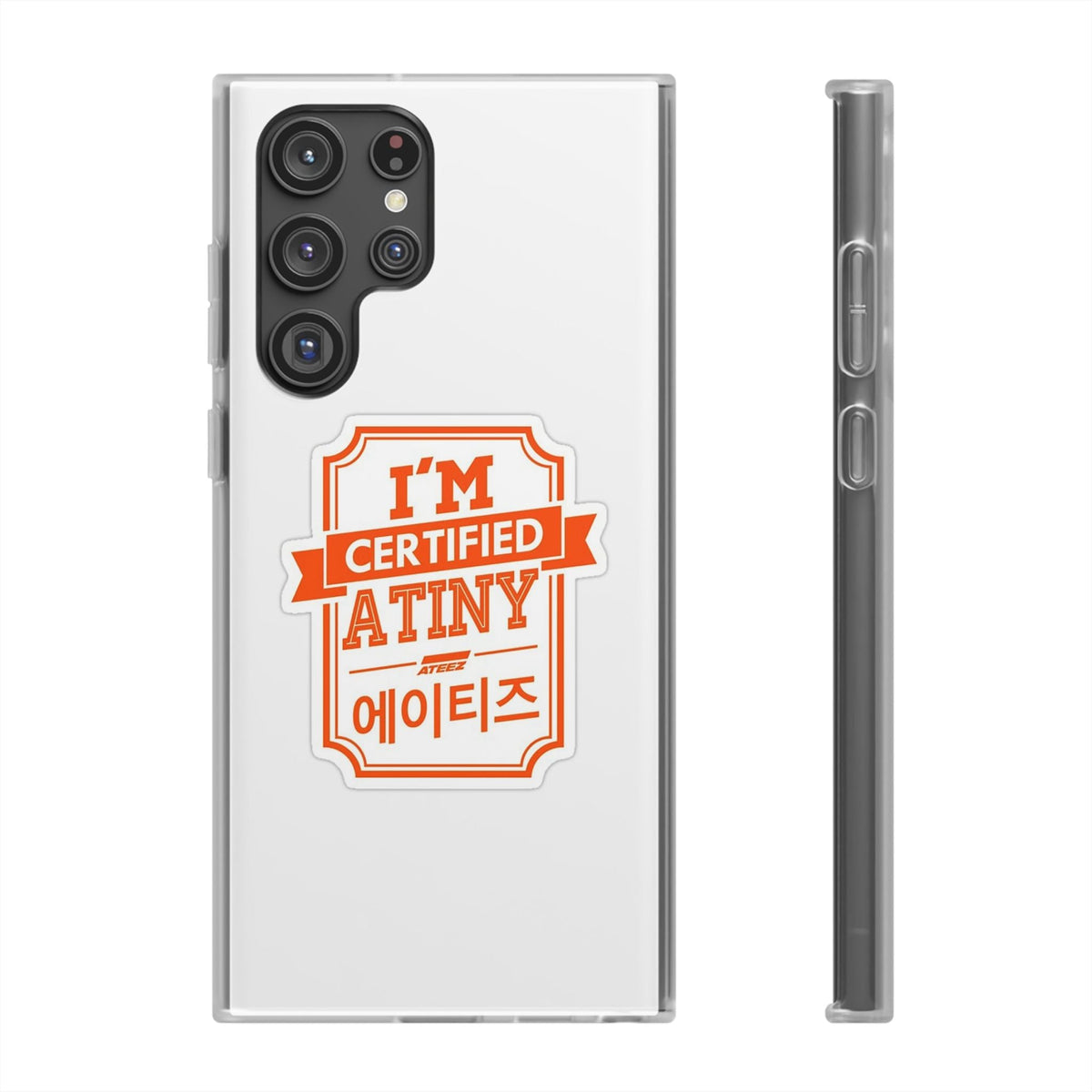 Ateez I'm Certified Atiny Cell Phone Case - iPhone, Samsung and Custom Covers - K - Pop Phone Covers, Gifts for Carats, SVT Stylish Cell Phone Accessories - Beyond The Shoppe