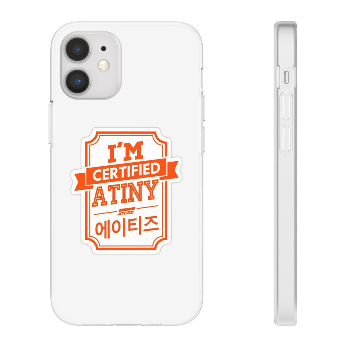 Ateez I'm Certified Atiny Cell Phone Case - iPhone, Samsung and Custom Covers - K - Pop Phone Covers, Gifts for Carats, SVT Stylish Cell Phone Accessories - Beyond The Shoppe