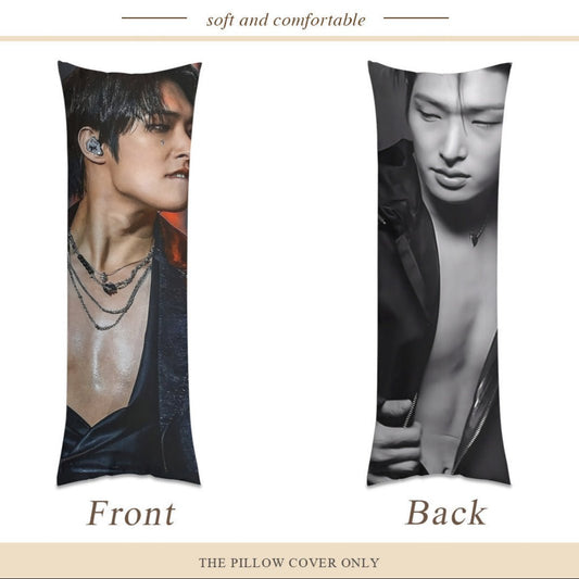 Ateez Mingi - Full Body Pillow Case - Double Sided Full Body Pillowcases - 3 sizes! Long Pillow Cover Double - Sided Design (Multiple Sizes) - Beyond The Shoppe