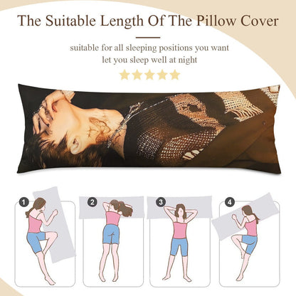 Ateez Mingi Full body pillow case - double sided in 3 sizes Ateez full size pillowcase - Aniteez pillow case - Beyond The Shoppe