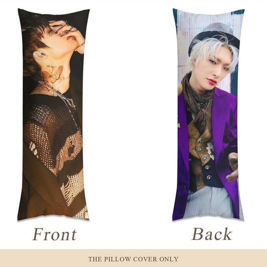 Ateez Mingi Full body pillow case - double sided in 3 sizes Ateez full size pillowcase - Aniteez pillow case - Beyond The Shoppe