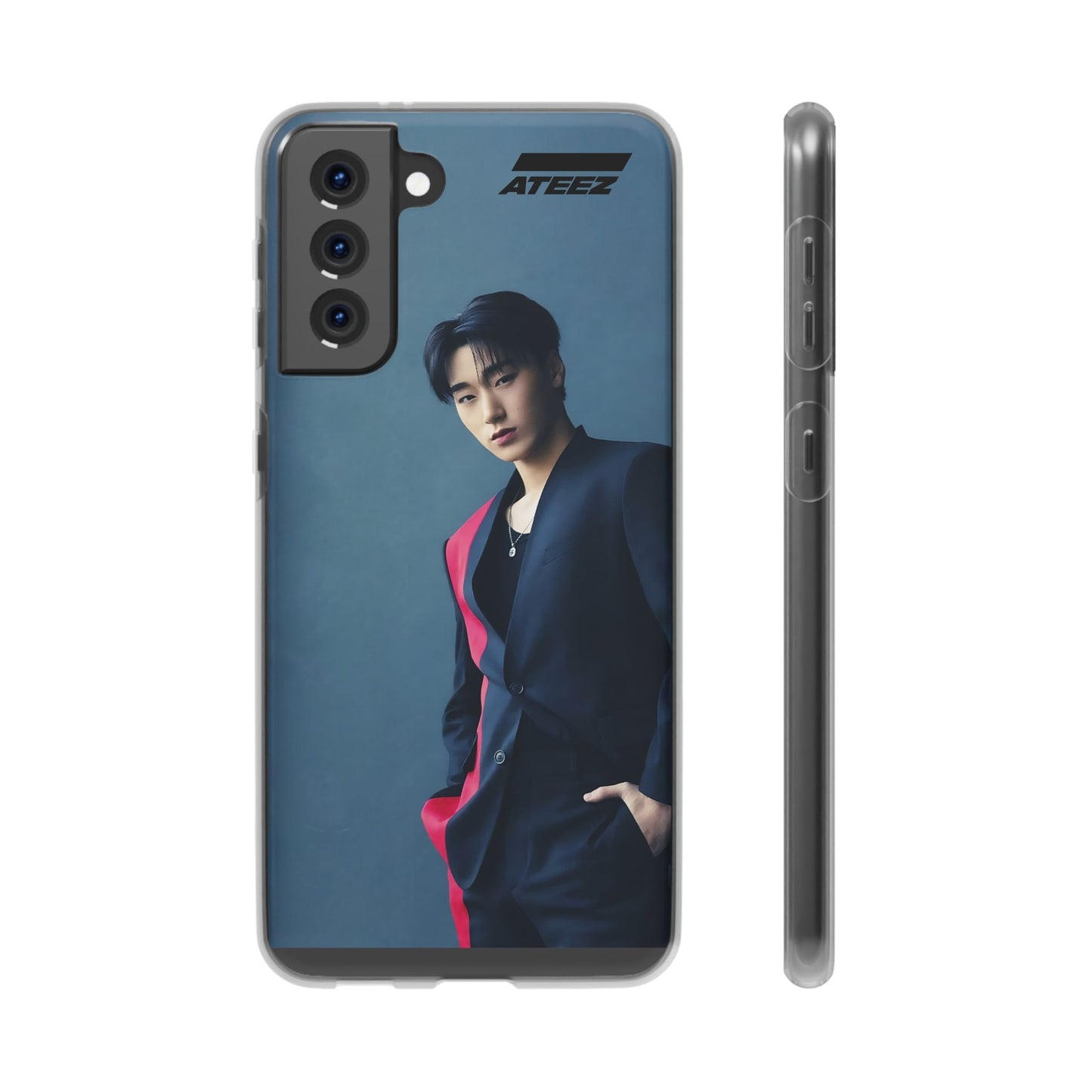 Ateez San Cell Phone Case - iPhone, Samsung and Custom Covers - K - Pop Phone Covers, Gifts for Carats, SVT Stylish Cell Phone Accessories - Beyond The Shoppe