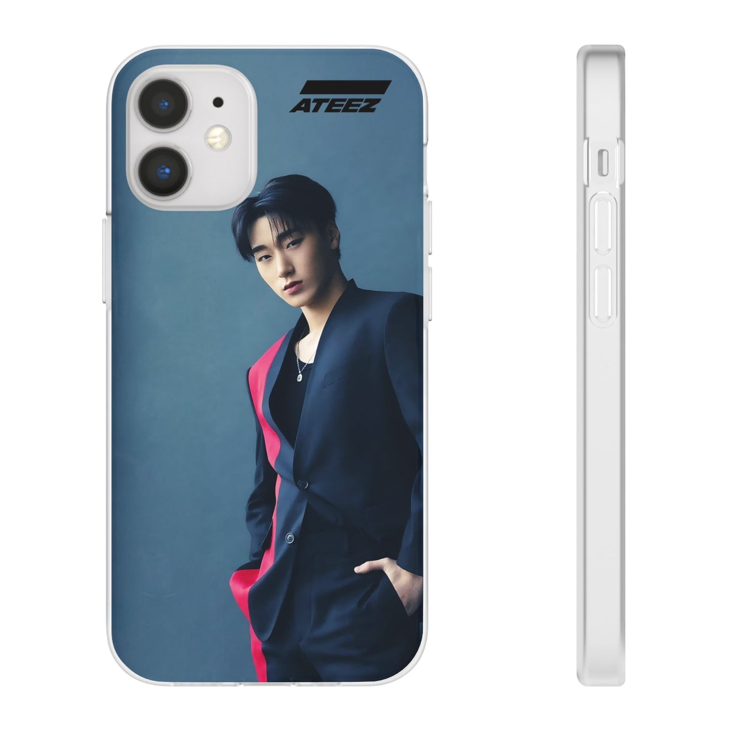 Ateez San Cell Phone Case - iPhone, Samsung and Custom Covers - K - Pop Phone Covers, Gifts for Carats, SVT Stylish Cell Phone Accessories - Beyond The Shoppe