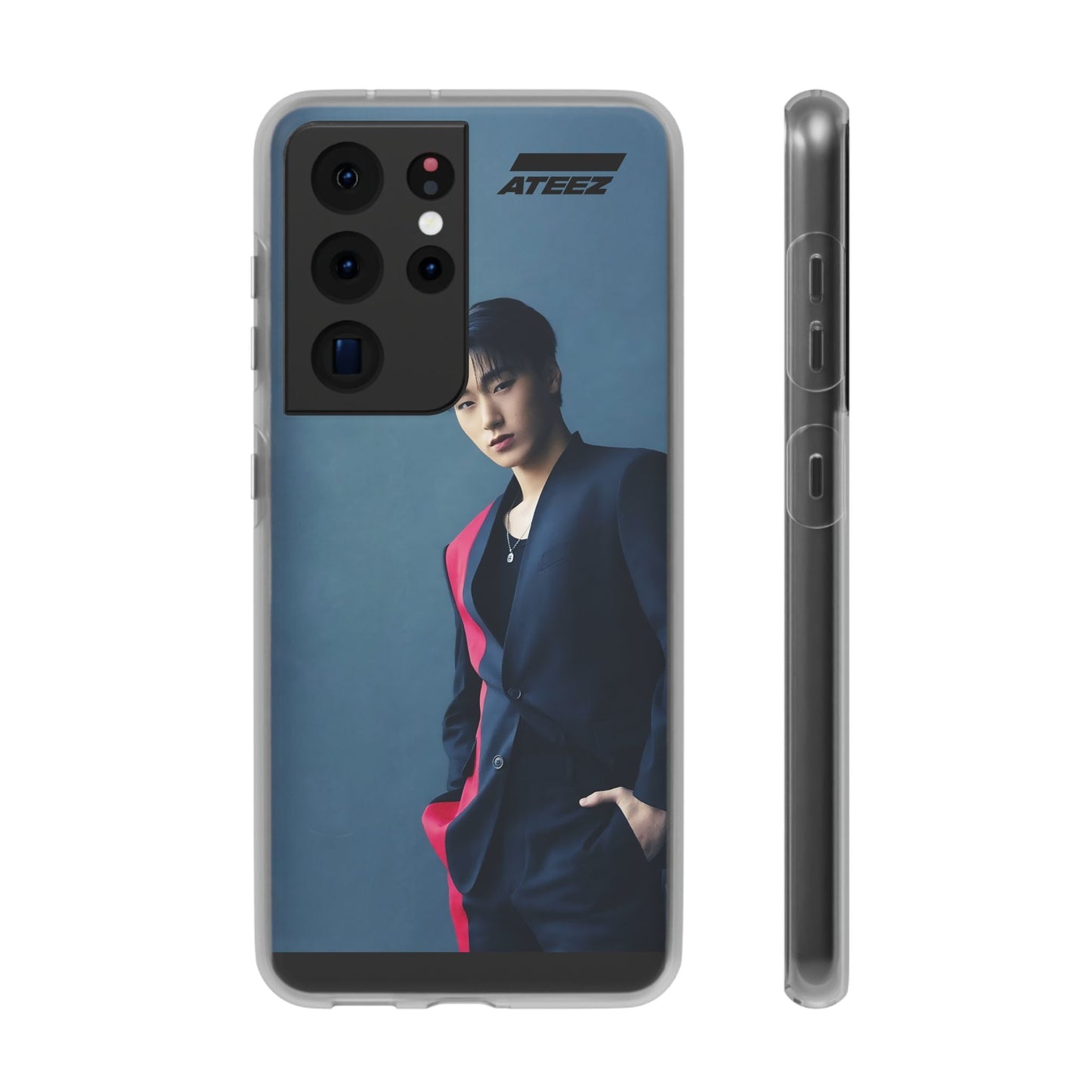 Ateez San Cell Phone Case - iPhone, Samsung and Custom Covers - K - Pop Phone Covers, Gifts for Carats, SVT Stylish Cell Phone Accessories - Beyond The Shoppe