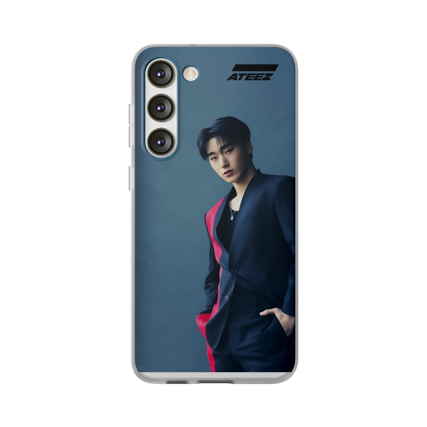 Ateez San Cell Phone Case - iPhone, Samsung and Custom Covers - K - Pop Phone Covers, Gifts for Carats, SVT Stylish Cell Phone Accessories - Beyond The Shoppe