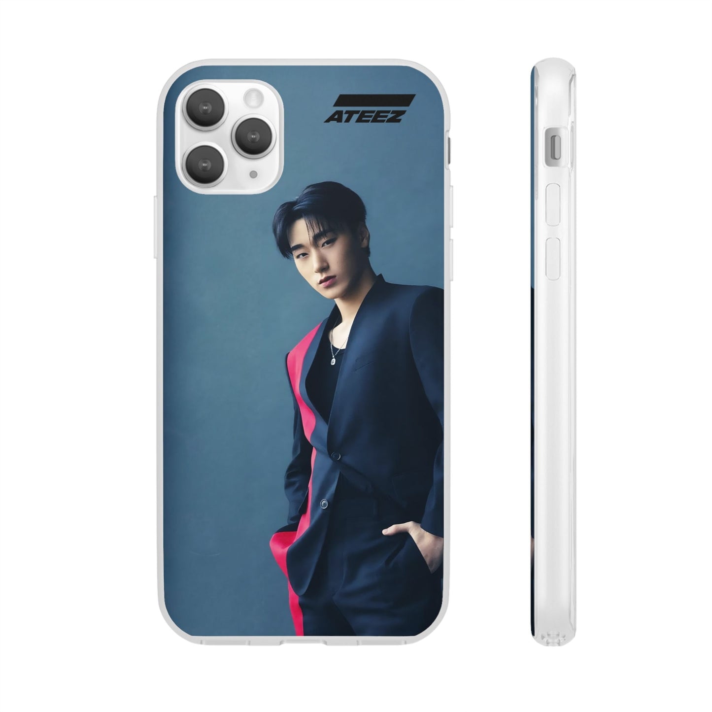 Ateez San Cell Phone Case - iPhone, Samsung and Custom Covers - K - Pop Phone Covers, Gifts for Carats, SVT Stylish Cell Phone Accessories - Beyond The Shoppe