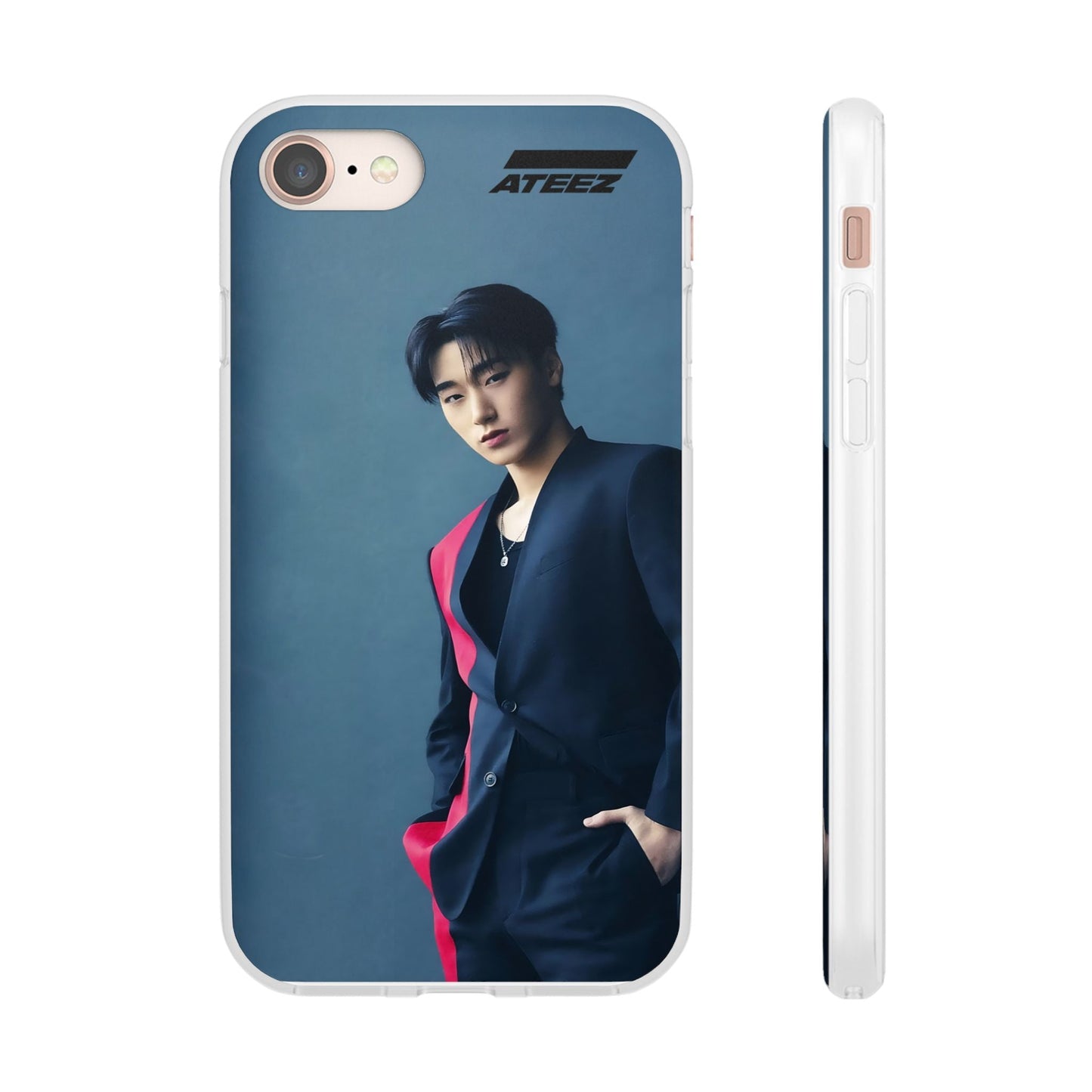 Ateez San Cell Phone Case - iPhone, Samsung and Custom Covers - K - Pop Phone Covers, Gifts for Carats, SVT Stylish Cell Phone Accessories - Beyond The Shoppe