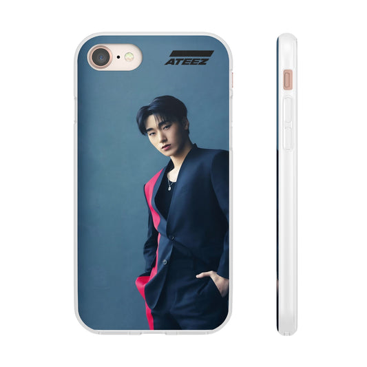 Ateez San Cell Phone Case - iPhone, Samsung and Custom Covers - K - Pop Phone Covers, Gifts for Carats, SVT Stylish Cell Phone Accessories - Beyond The Shoppe