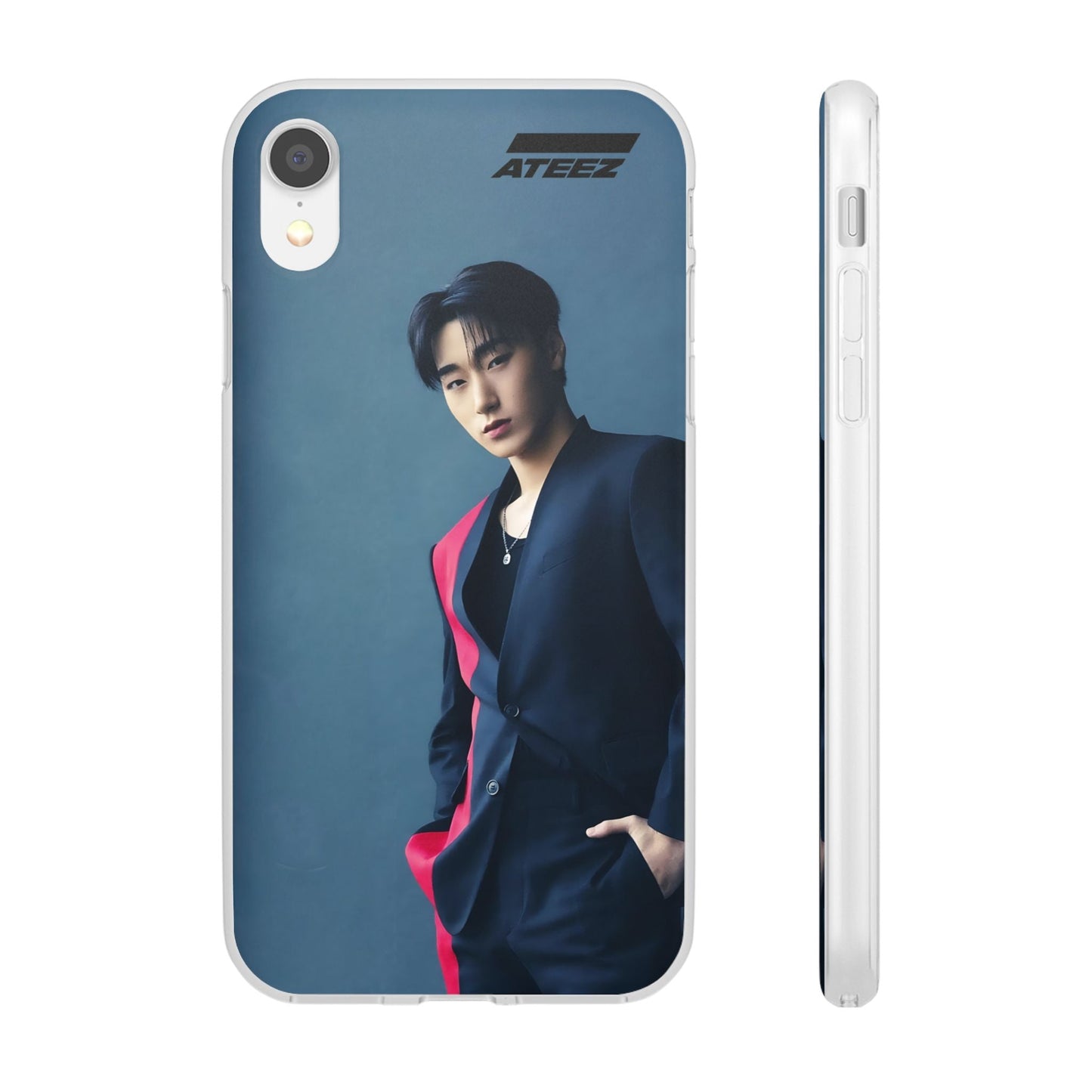 Ateez San Cell Phone Case - iPhone, Samsung and Custom Covers - K - Pop Phone Covers, Gifts for Carats, SVT Stylish Cell Phone Accessories - Beyond The Shoppe