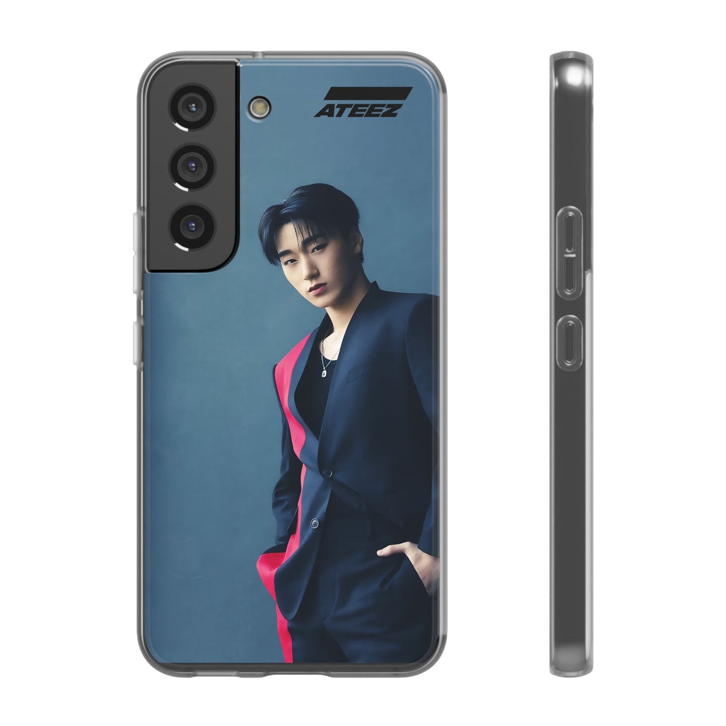 Ateez San Cell Phone Case - iPhone, Samsung and Custom Covers - K - Pop Phone Covers, Gifts for Carats, SVT Stylish Cell Phone Accessories - Beyond The Shoppe