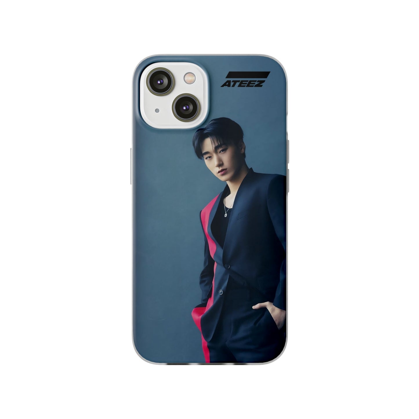 Ateez San Cell Phone Case - iPhone, Samsung and Custom Covers - K - Pop Phone Covers, Gifts for Carats, SVT Stylish Cell Phone Accessories - Beyond The Shoppe