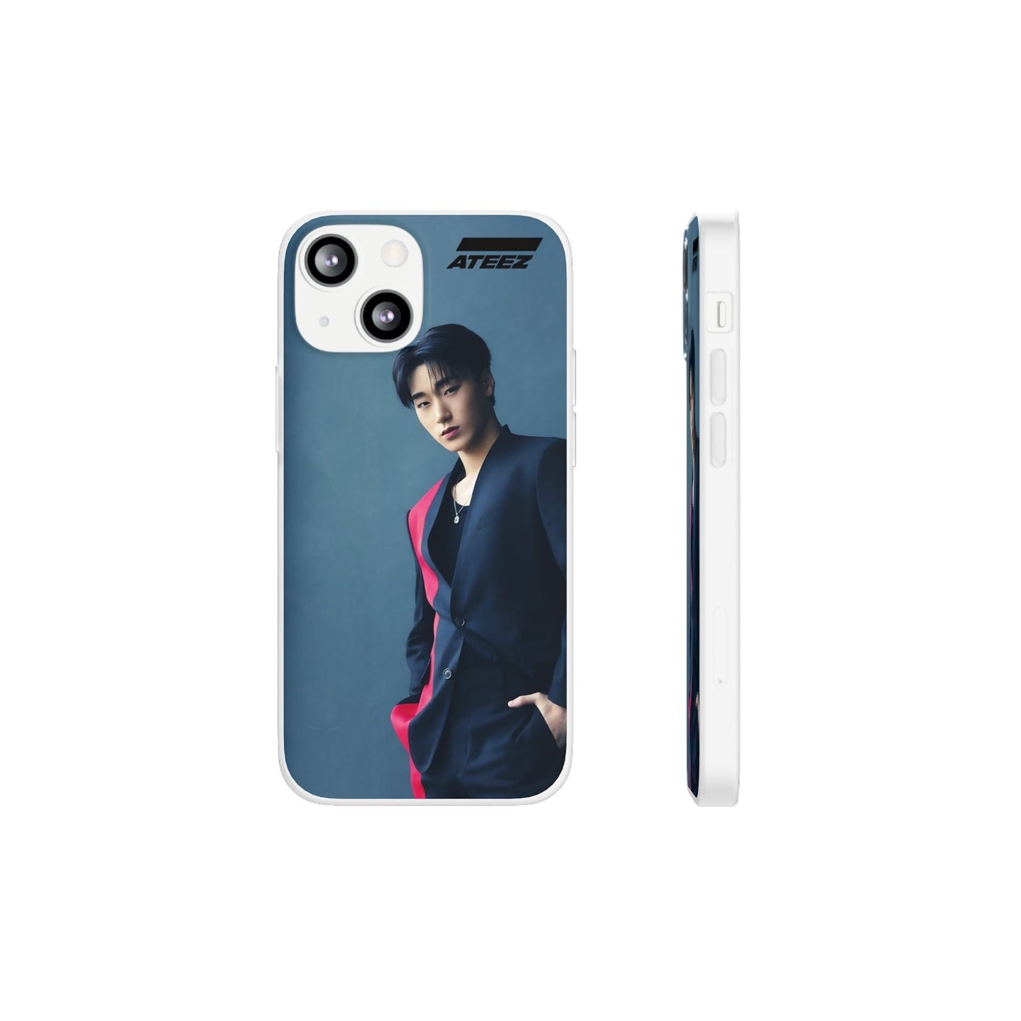 Ateez San Cell Phone Case - iPhone, Samsung and Custom Covers - K - Pop Phone Covers, Gifts for Carats, SVT Stylish Cell Phone Accessories - Beyond The Shoppe