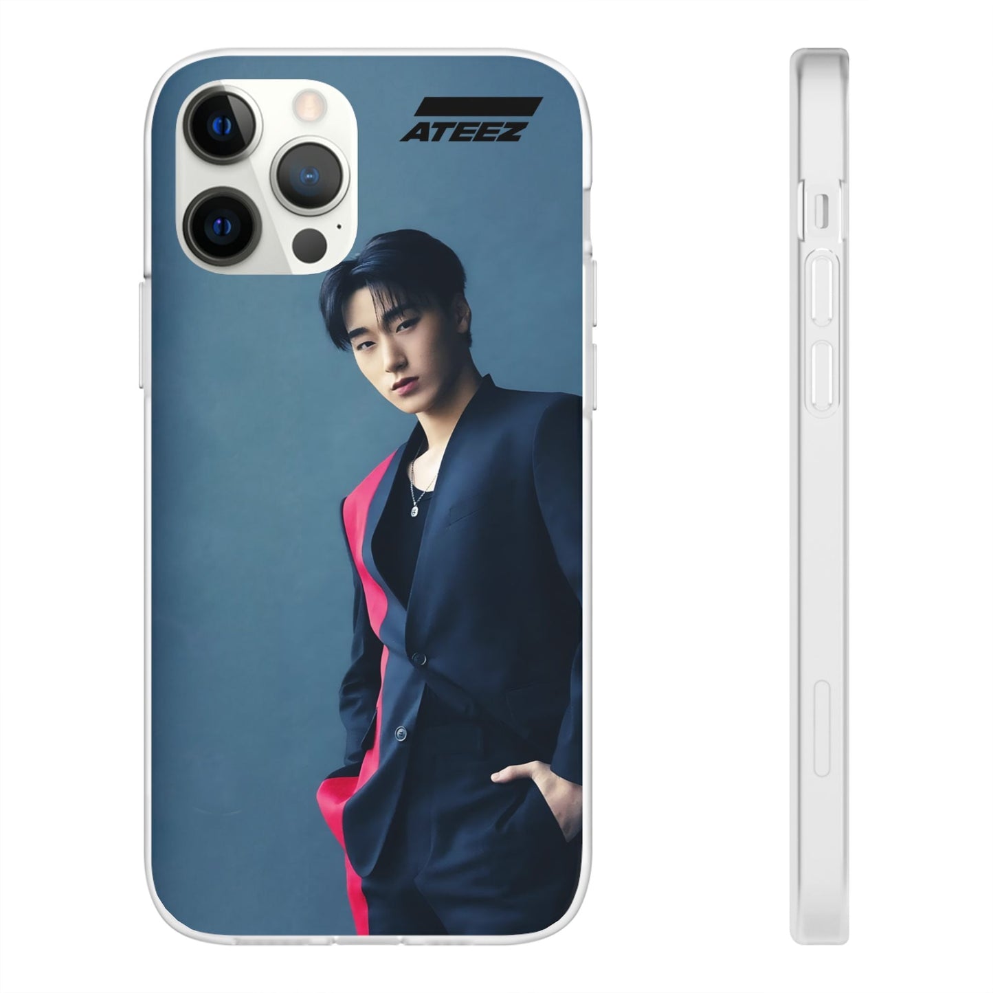Ateez San Cell Phone Case - iPhone, Samsung and Custom Covers - K - Pop Phone Covers, Gifts for Carats, SVT Stylish Cell Phone Accessories - Beyond The Shoppe