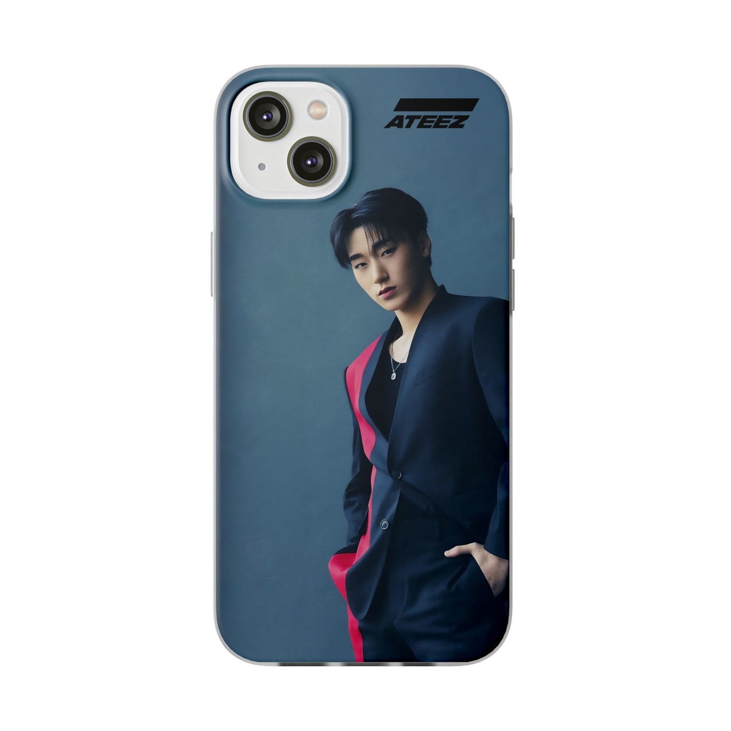Ateez San Cell Phone Case - iPhone, Samsung and Custom Covers - K - Pop Phone Covers, Gifts for Carats, SVT Stylish Cell Phone Accessories - Beyond The Shoppe