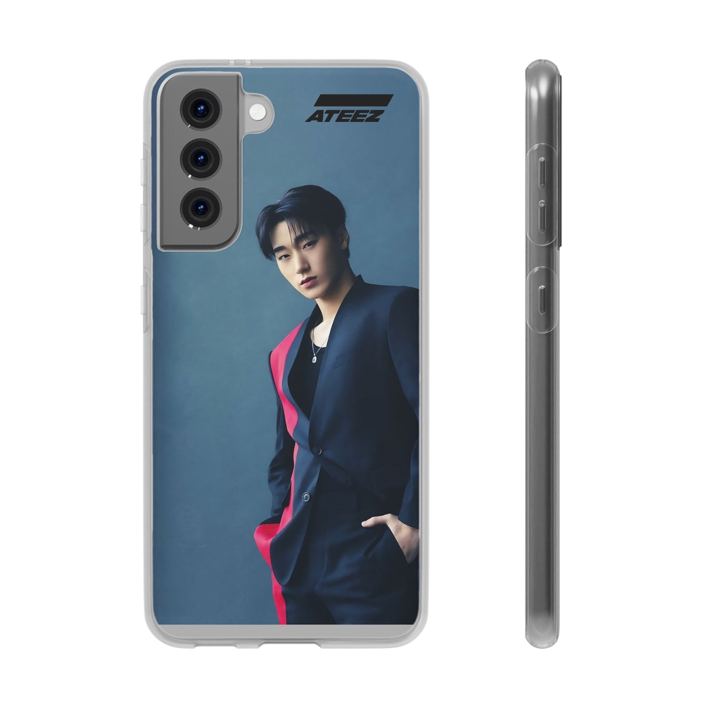 Ateez San Cell Phone Case - iPhone, Samsung and Custom Covers - K - Pop Phone Covers, Gifts for Carats, SVT Stylish Cell Phone Accessories - Beyond The Shoppe