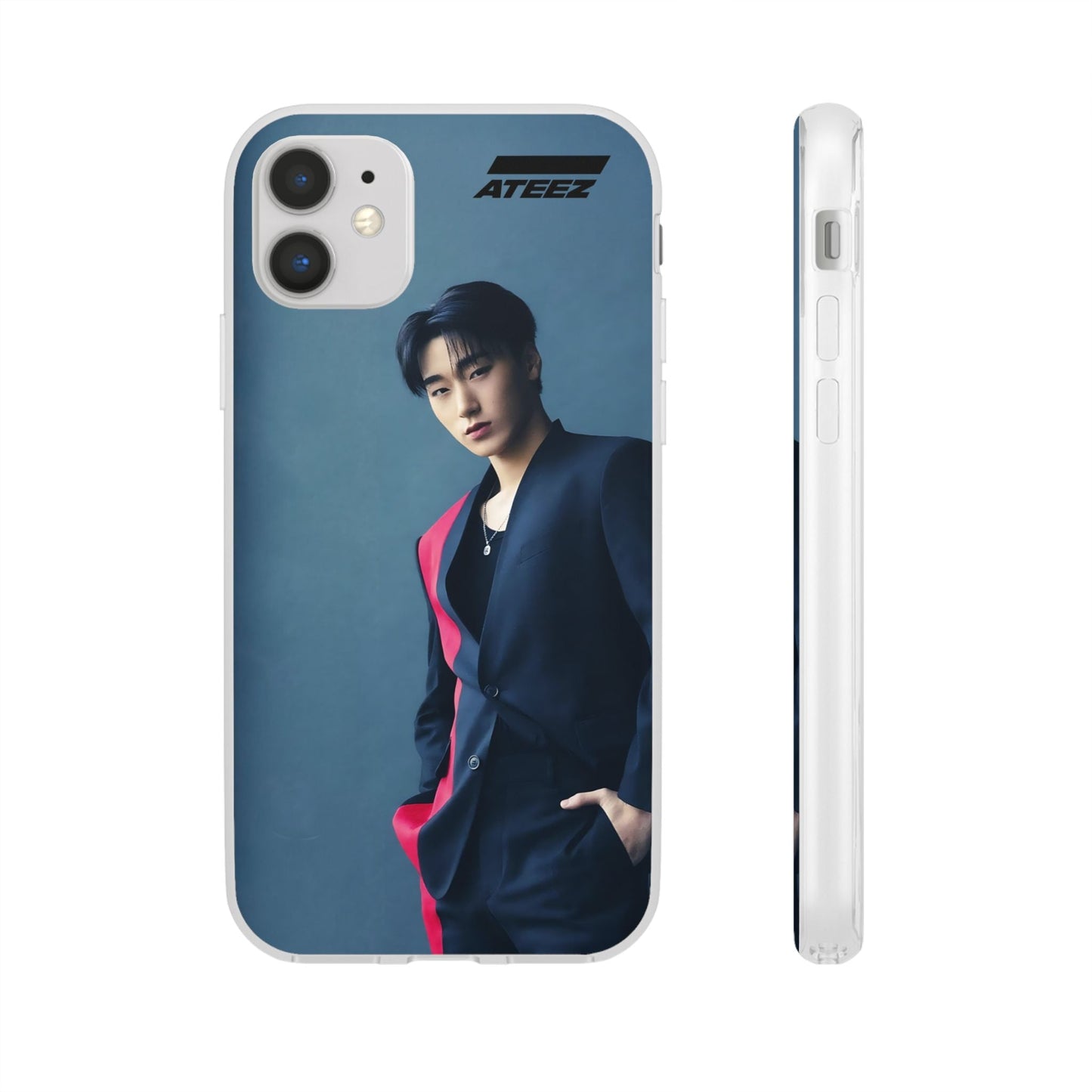 Ateez San Cell Phone Case - iPhone, Samsung and Custom Covers - K - Pop Phone Covers, Gifts for Carats, SVT Stylish Cell Phone Accessories - Beyond The Shoppe