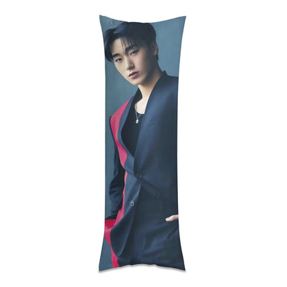 Ateez San Full body pillow case - double sided in 3 sizes Ateez full size pillow case - Aniteez pillowcase - Beyond The Shoppe