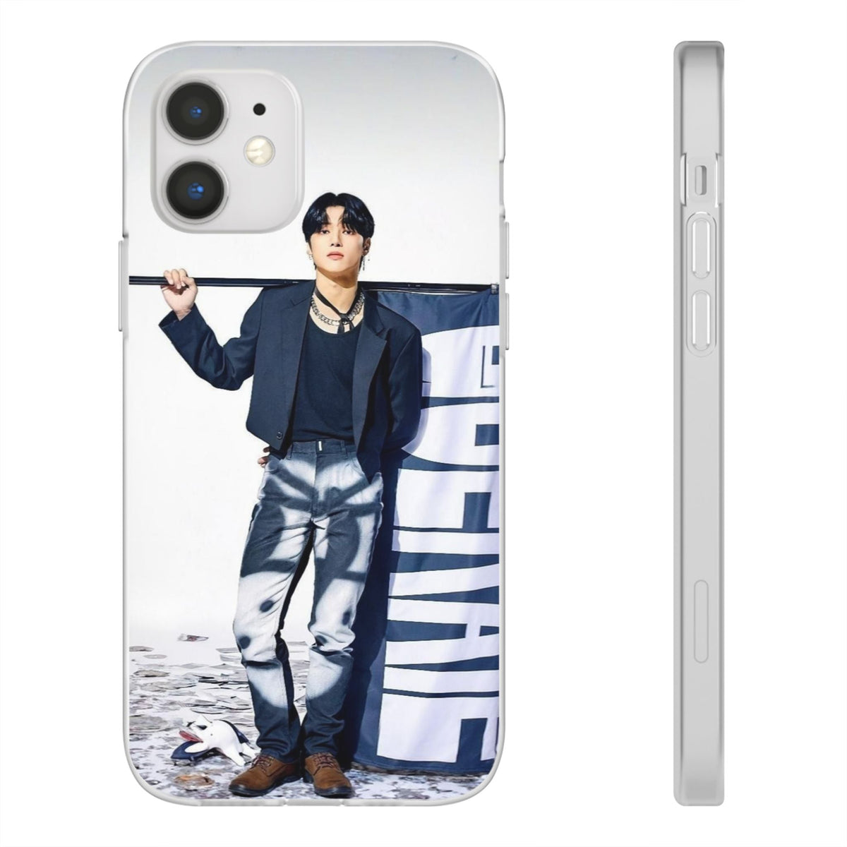 Ateez Wooyoung Cell Phone Case - iPhone, Samsung and Custom Covers - K - Pop Phone Covers, Gifts for Carats, SVT Stylish Cell Phone Accessories - Beyond The Shoppe