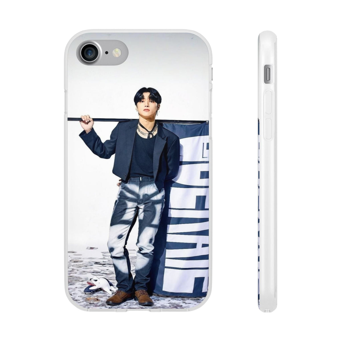 Ateez Wooyoung Cell Phone Case - iPhone, Samsung and Custom Covers - K - Pop Phone Covers, Gifts for Carats, SVT Stylish Cell Phone Accessories - Beyond The Shoppe