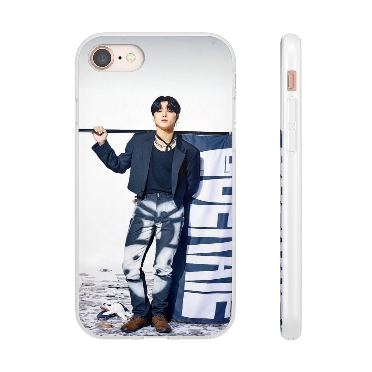 Ateez Wooyoung Cell Phone Case - iPhone, Samsung and Custom Covers - K - Pop Phone Covers, Gifts for Carats, SVT Stylish Cell Phone Accessories - Beyond The Shoppe