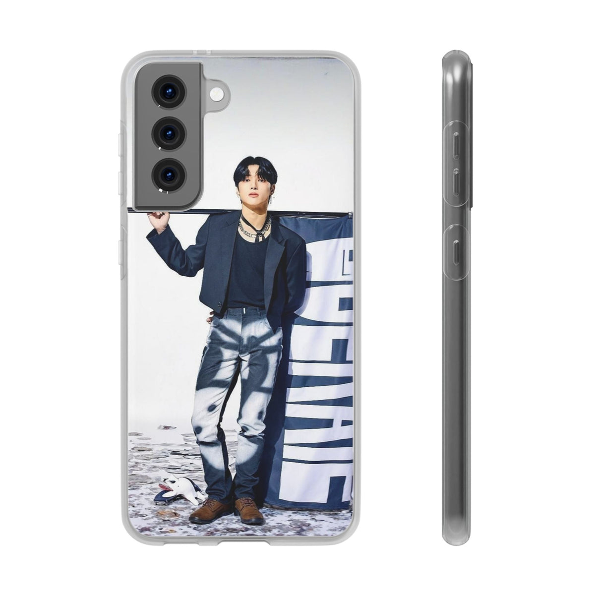 Ateez Wooyoung Cell Phone Case - iPhone, Samsung and Custom Covers - K - Pop Phone Covers, Gifts for Carats, SVT Stylish Cell Phone Accessories - Beyond The Shoppe