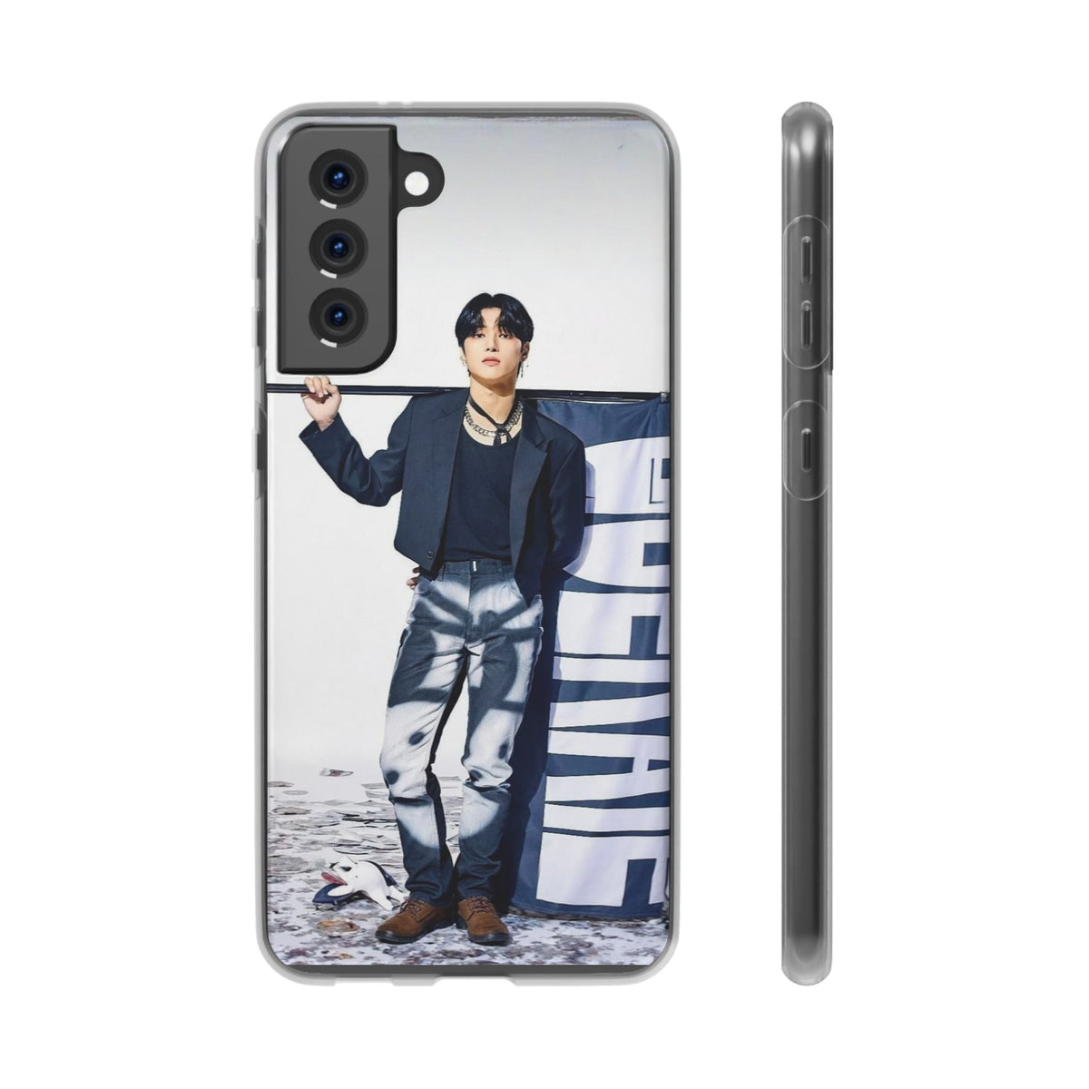 Ateez Wooyoung Cell Phone Case - iPhone, Samsung and Custom Covers - K - Pop Phone Covers, Gifts for Carats, SVT Stylish Cell Phone Accessories - Beyond The Shoppe