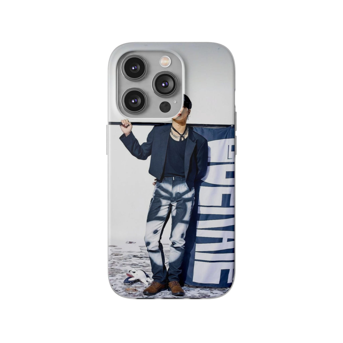 Ateez Wooyoung Cell Phone Case - iPhone, Samsung and Custom Covers - K - Pop Phone Covers, Gifts for Carats, SVT Stylish Cell Phone Accessories - Beyond The Shoppe