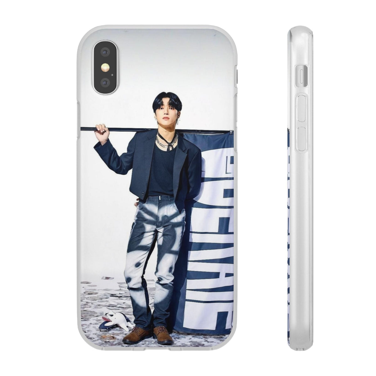 Ateez Wooyoung Cell Phone Case - iPhone, Samsung and Custom Covers - K - Pop Phone Covers, Gifts for Carats, SVT Stylish Cell Phone Accessories - Beyond The Shoppe