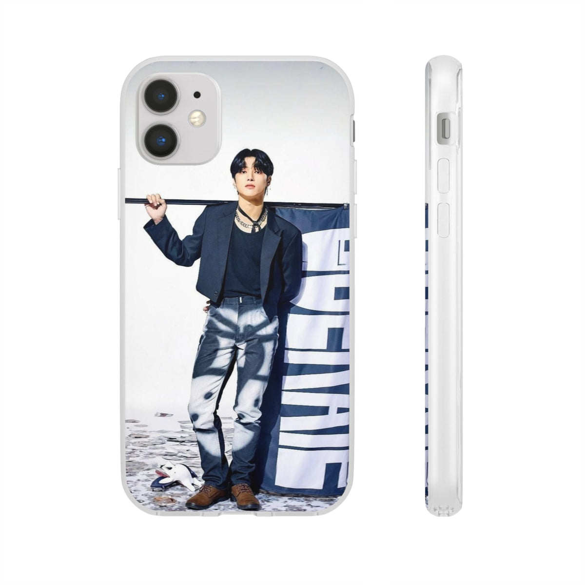 Ateez Wooyoung Cell Phone Case - iPhone, Samsung and Custom Covers - K - Pop Phone Covers, Gifts for Carats, SVT Stylish Cell Phone Accessories - Beyond The Shoppe
