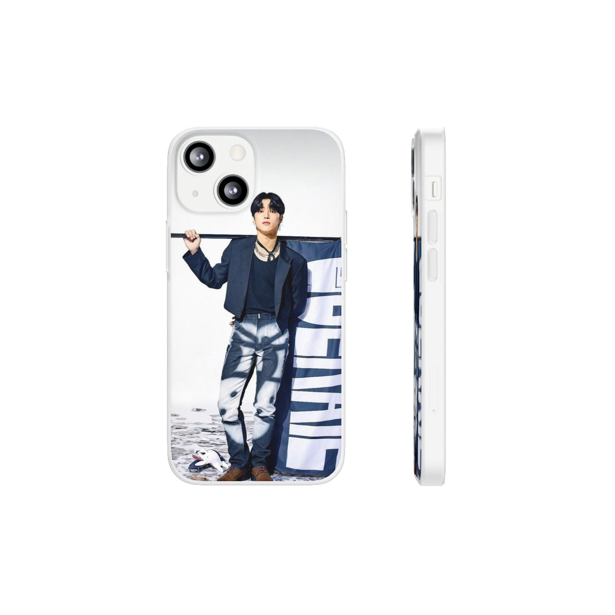 Ateez Wooyoung Cell Phone Case - iPhone, Samsung and Custom Covers - K - Pop Phone Covers, Gifts for Carats, SVT Stylish Cell Phone Accessories - Beyond The Shoppe