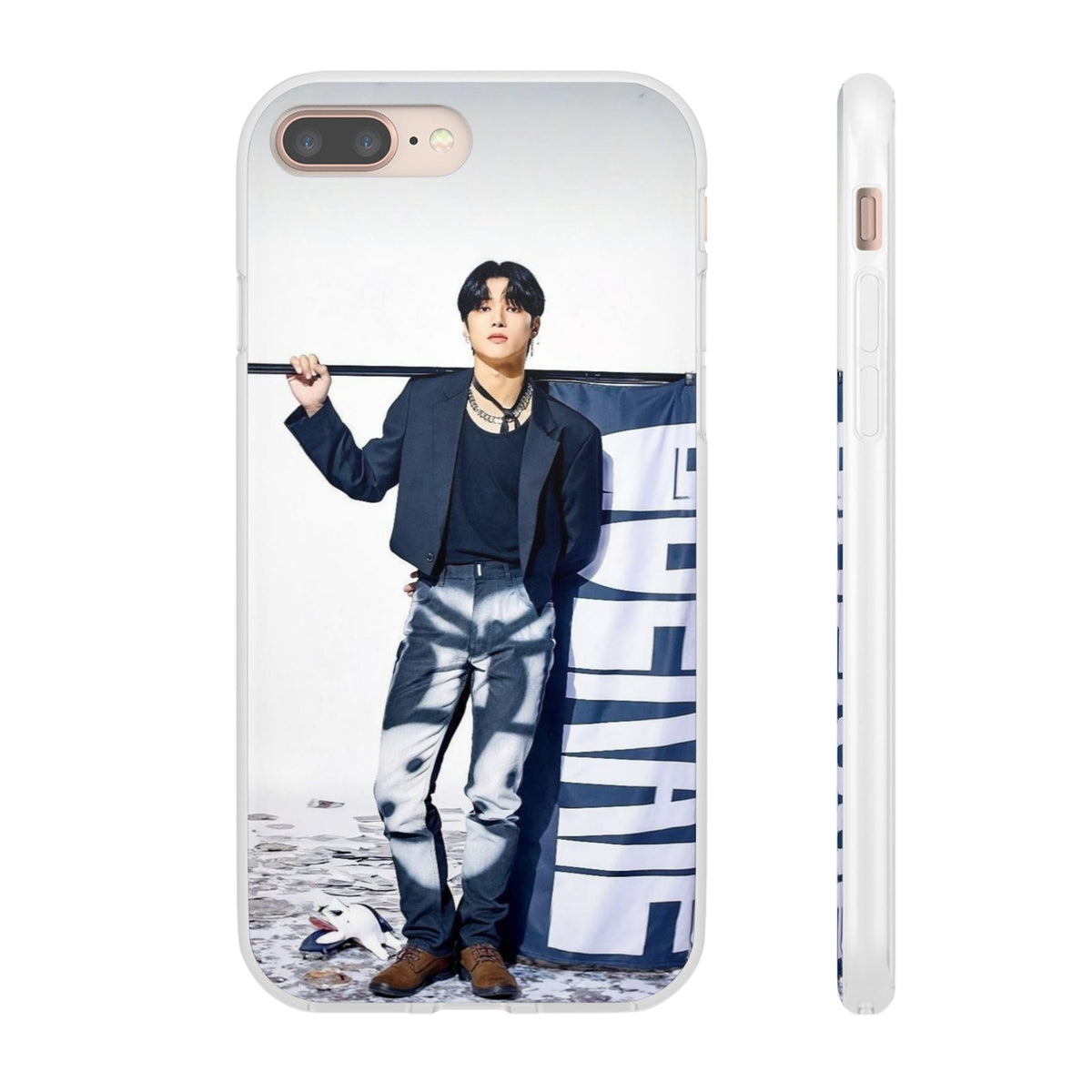 Ateez Wooyoung Cell Phone Case - iPhone, Samsung and Custom Covers - K - Pop Phone Covers, Gifts for Carats, SVT Stylish Cell Phone Accessories - Beyond The Shoppe