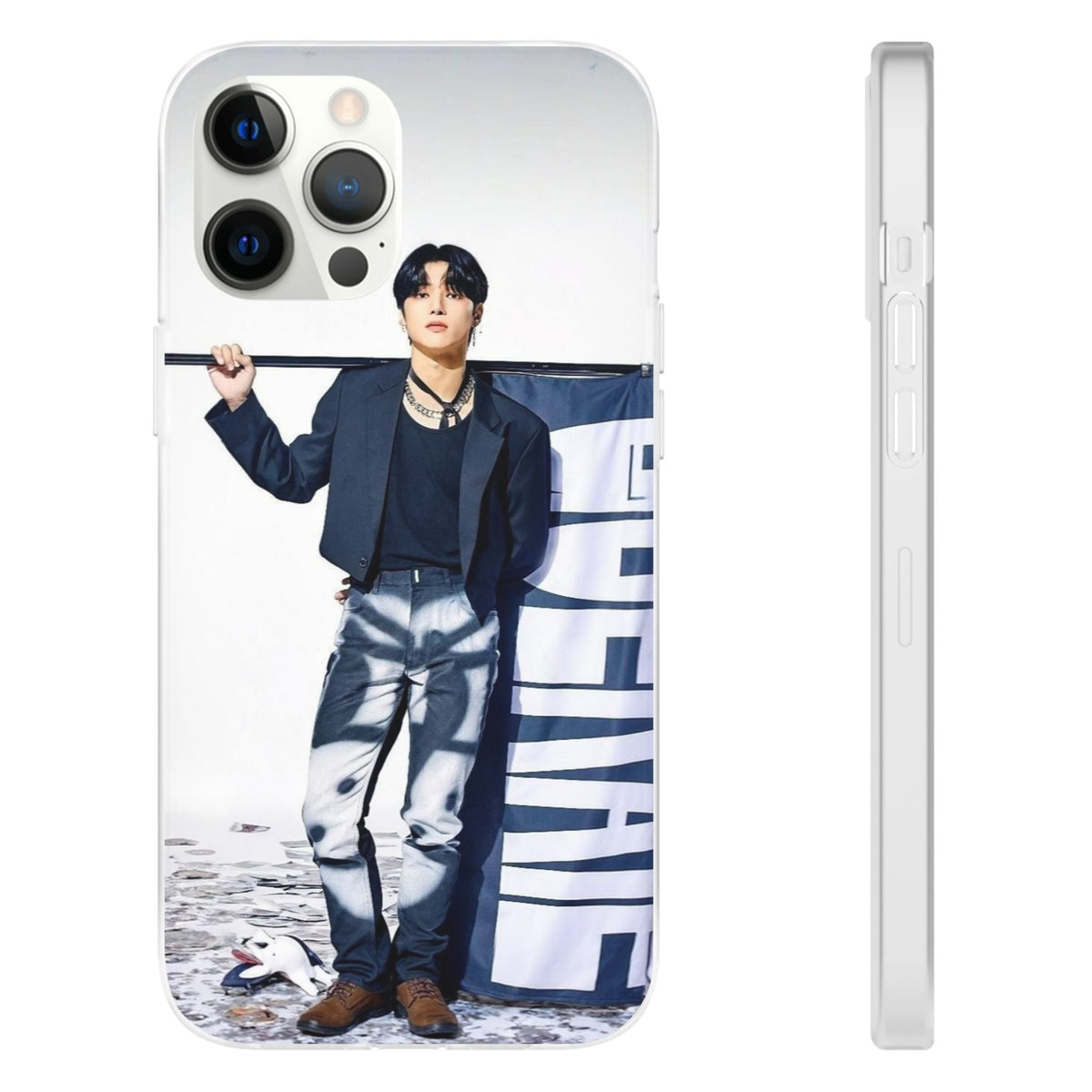 Ateez Wooyoung Cell Phone Case - iPhone, Samsung and Custom Covers - K - Pop Phone Covers, Gifts for Carats, SVT Stylish Cell Phone Accessories - Beyond The Shoppe
