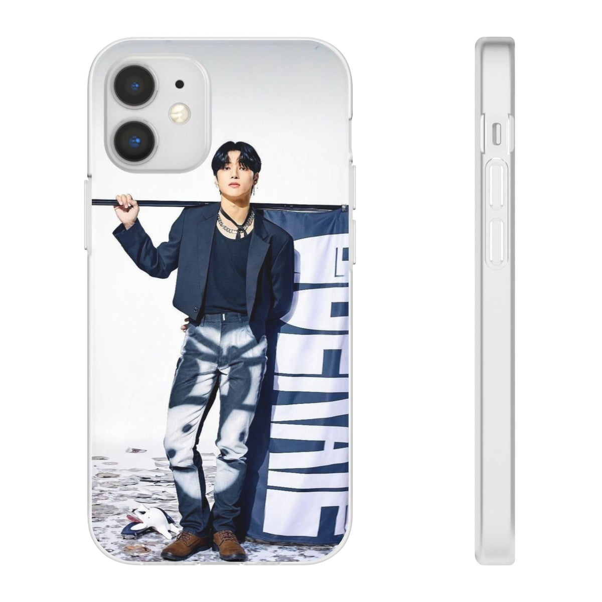 Ateez Wooyoung Cell Phone Case - iPhone, Samsung and Custom Covers - K - Pop Phone Covers, Gifts for Carats, SVT Stylish Cell Phone Accessories - Beyond The Shoppe